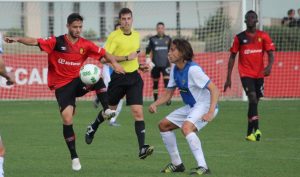 Fer Cano en el partido ante el Hércules / Rocío Cozar