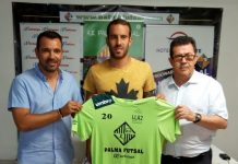 Presentación de Lolo Suazo como nuevo jugador del Palma Futsal