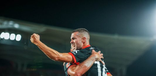 Imagen de los jugadores del Mallorca celebrando un gol