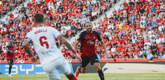 Imagen de Muriqi, jugador del Mallorca